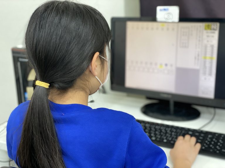 小学生が連日漢検CBTにチャレンジしてくれています！