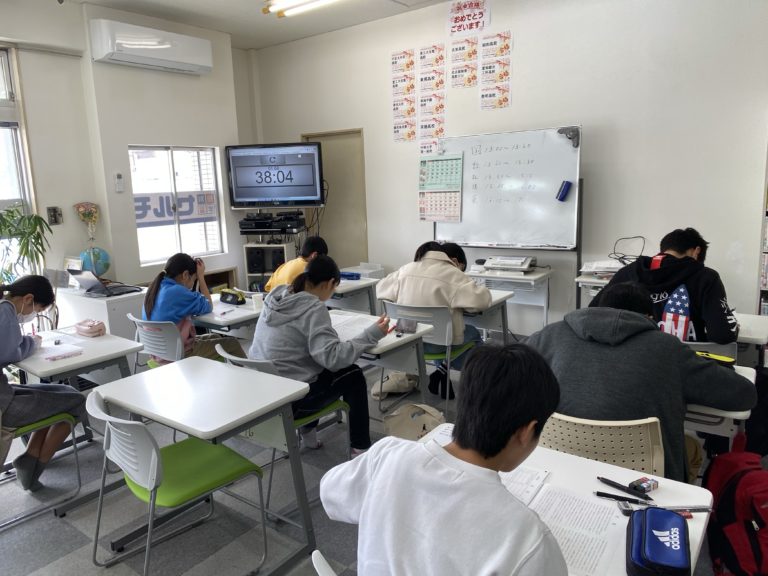 新中１、新中３を対象に愛知全県模試を実施しました！