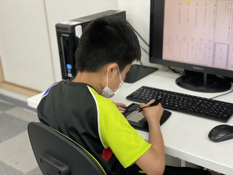 外部生の小学生が漢検CBTに挑戦！　ローマ字入力もマスターできました！