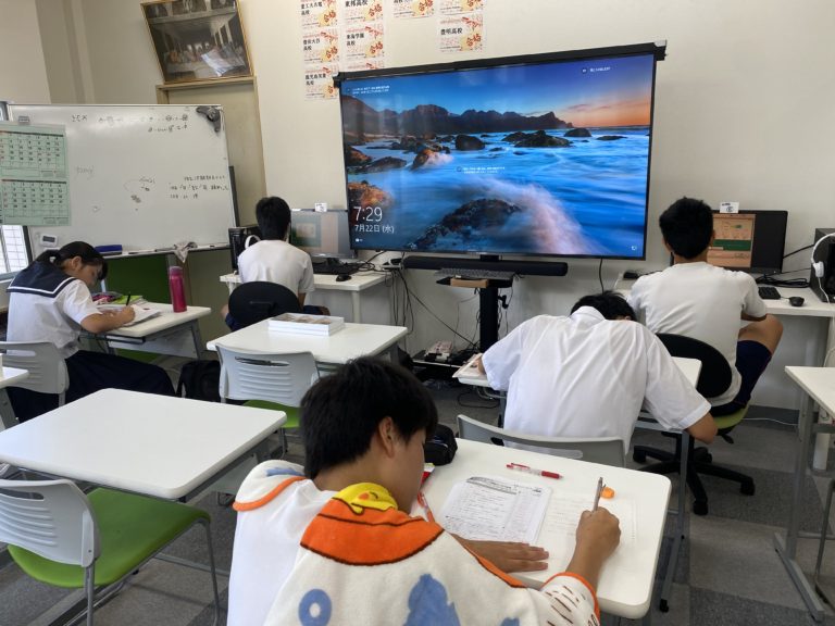 日進西中学校の1学期 期末テスト2日目、早朝学習会が無事終了しました！