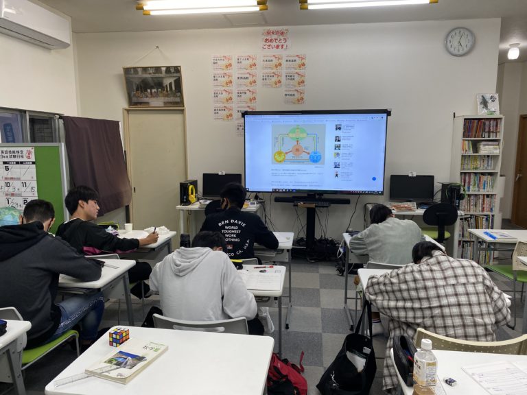 入試対策講座　第２回　期末テストの範囲を中心に演習を行いました。