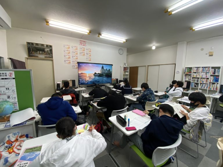 日進西中学校　2学期末テスト１週間前になりました！