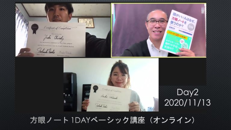 2回目の方眼ノートの講座をオンラインで開催しました！塾業界にもっともっと方眼ノートを広めていきたいです！