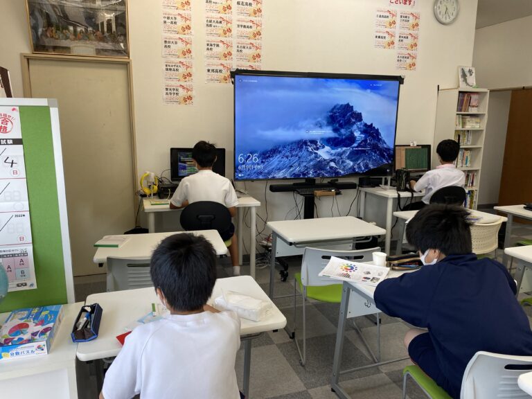 日進西中学校の1学期 期末テスト初日、恒例の早朝学習会を実施しました！