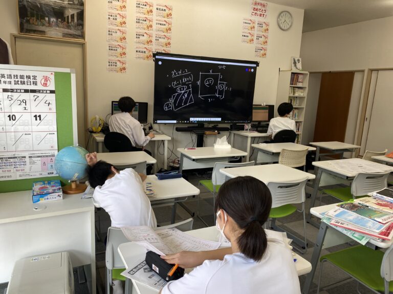 日進西中学校の1学期 期末テスト２日目、今日も無事、早朝学習会を開催できました！