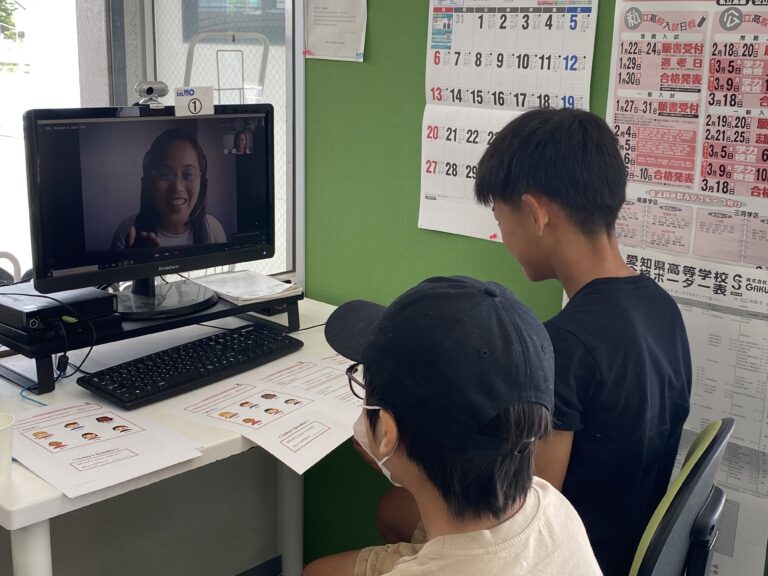 英語が話せるサッカー選手になりたい！　小学生が英会話の体験をしてくれました！