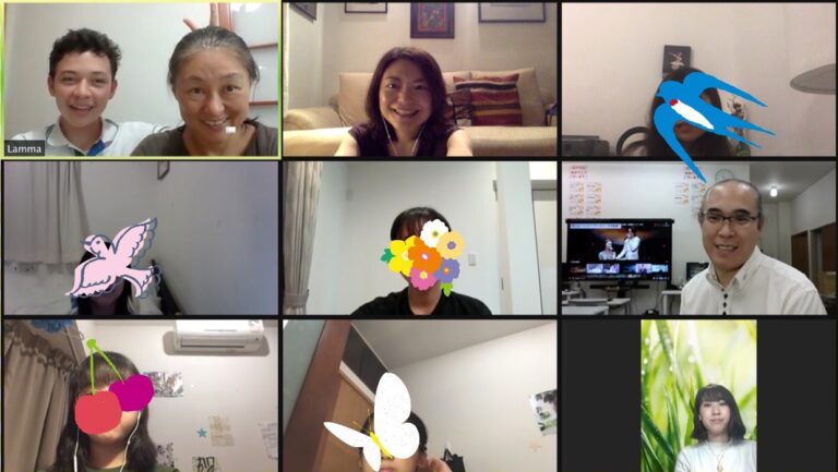 中高生が参加する英語のオンラインイベントを見学させていただきました！