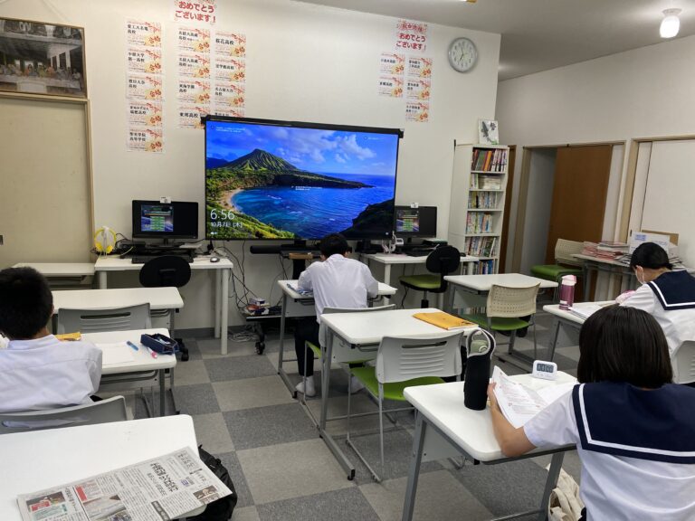 日進西中学校の２学期 中間テスト初日、恒例の早朝学習会を実施しました！
