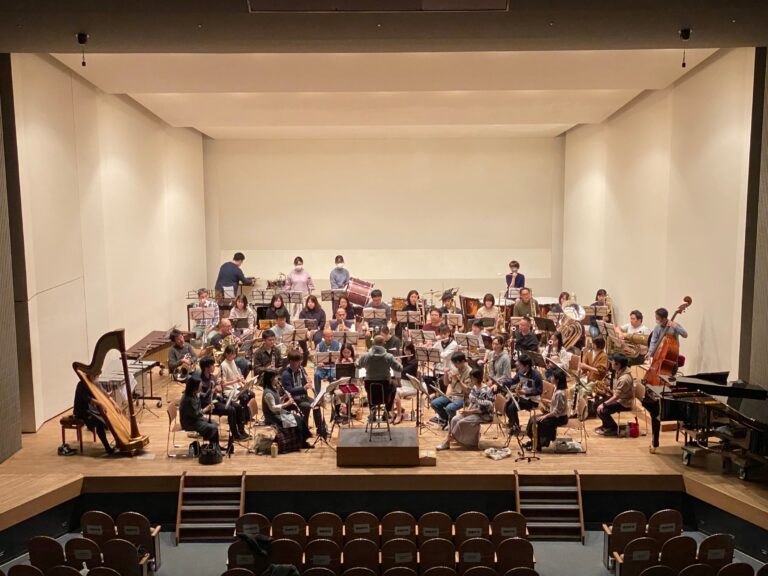 本番まであと１ヶ月！　今日はホールをお借りしてのリハーサルでした！