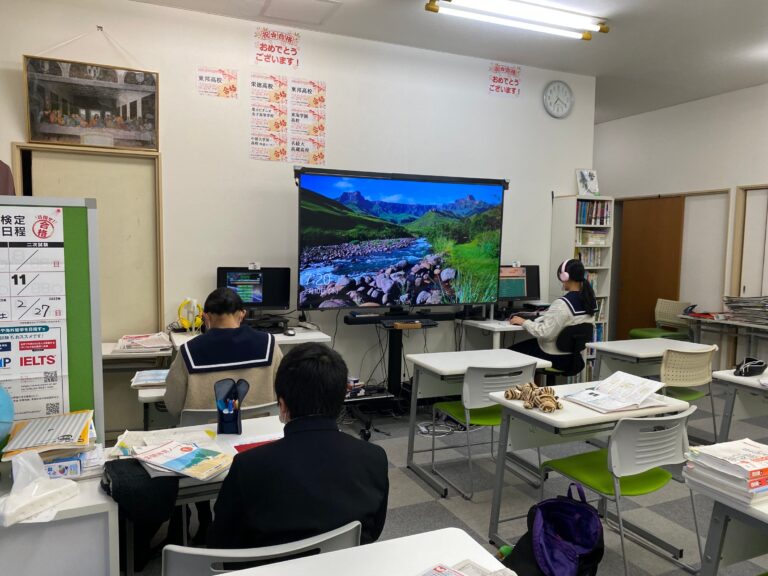 日進西中学校の３学期 学年末テスト最終日、無事早朝学習会が終了しました！