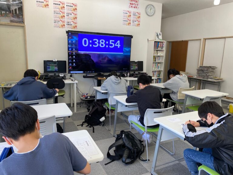 第１回愛知全県模試を実施！　あわせて入試説明会も実施しました！