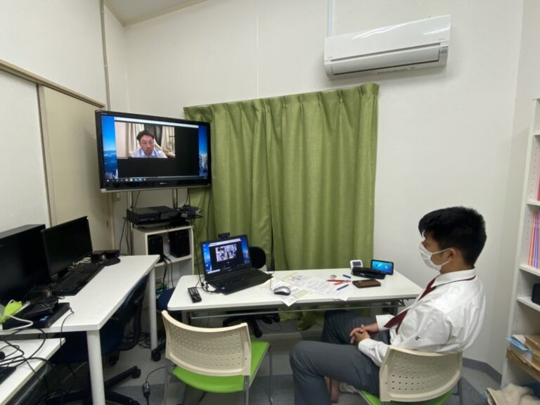 本格的に高校生へのオンラインでの英語学習がスタートしました！　日進西高のみなさんもぜひ！