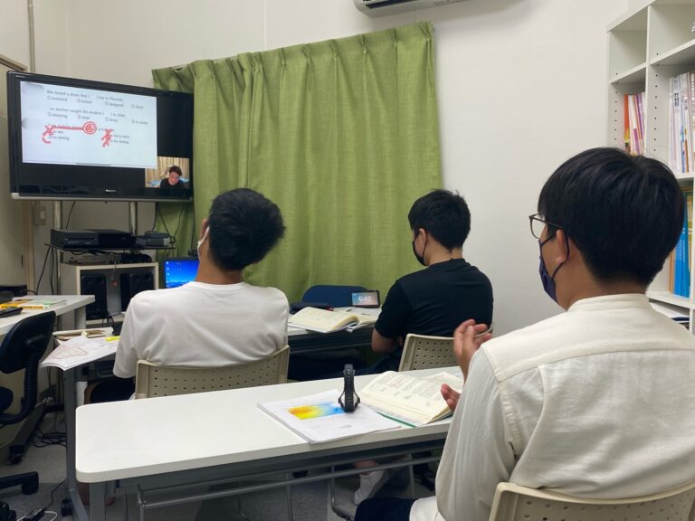 リアル塾とオンライン塾の理想的なコラボができています！
