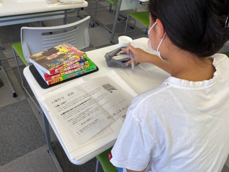 「方眼ノート講座」は、学校の作文の宿題でも大活躍します！