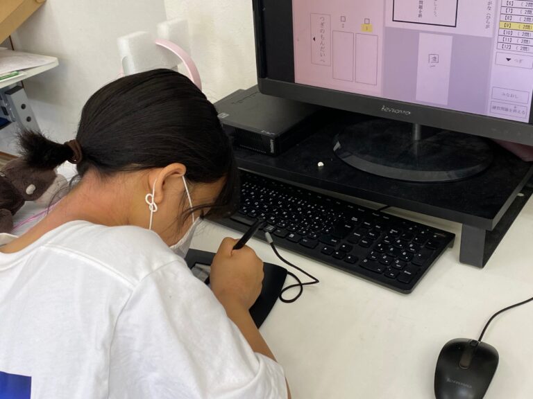 夏休みを利用して中２生が漢検CBTで４級に挑戦！