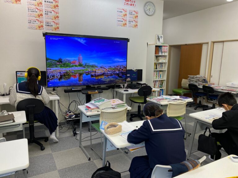 日進西中学校の２学期 期末テスト初日、恒例の早朝学習会を実施しました！