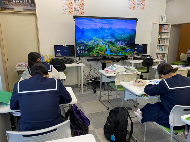 日進西中学校の２学期 期末テスト最終日、今日も早朝学習会を実施しました！