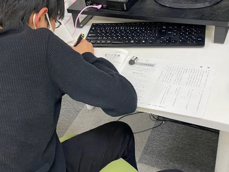 早々と冬休みの宿題に着手してくれています！