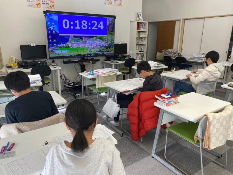 中1，中２生が第５回愛知全県模試に挑戦してくれました！
