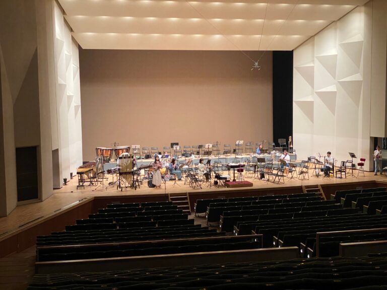 休日は、趣味の吹奏楽のお話を 　明日の本番に向け、今日は一日リハーサルでした！