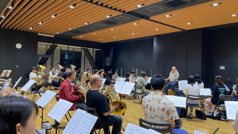 休日は、趣味の吹奏楽のお話を　今日は東海市での練習でした！