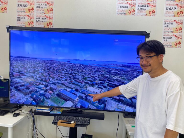 ランチミーティングの後は、守田先生が塾を訪ねてくれました！