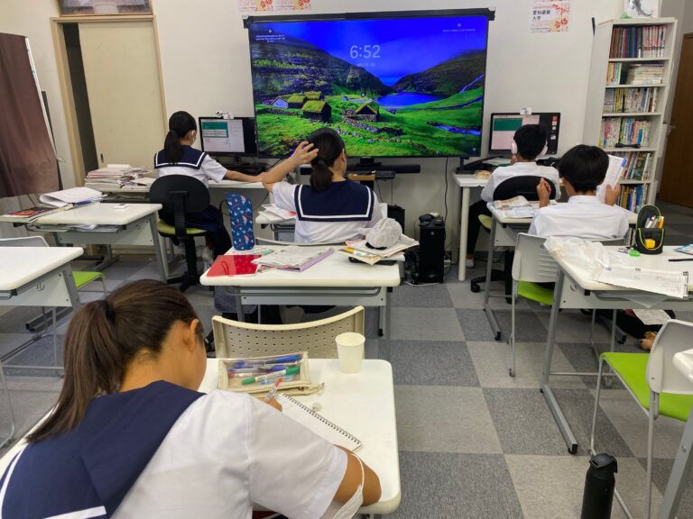 日進西中学校２学期中間テスト初日、恒例の早朝学習会を実施しました！