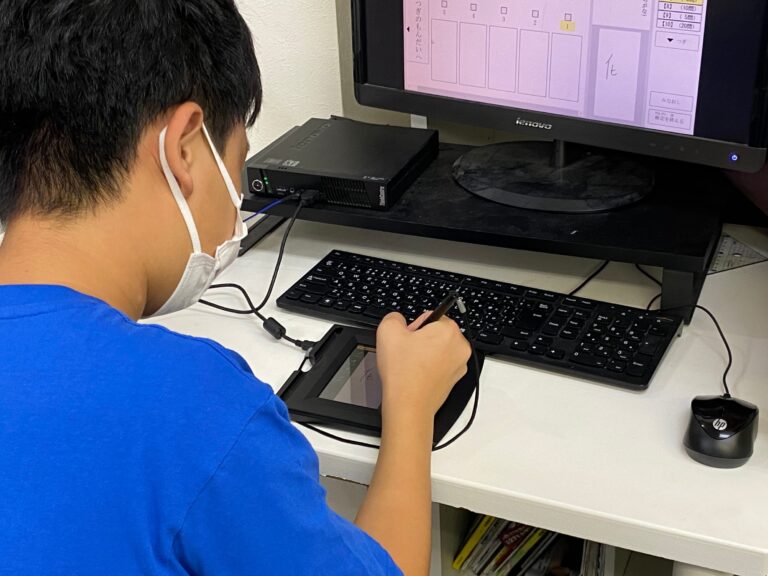 入試シーズンを前に、中３生が漢検CBTで３級に挑戦してくれました！