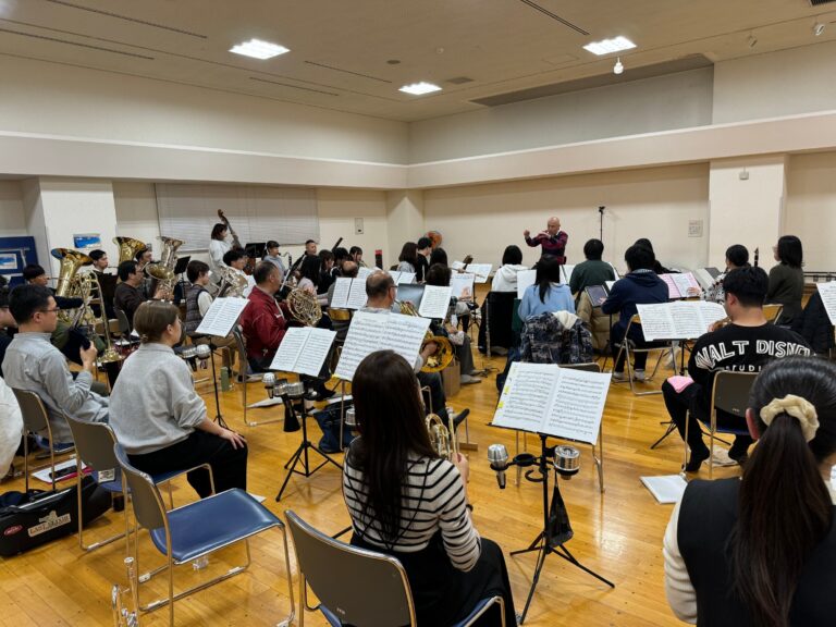 休日は、趣味の吹奏楽のお話を 　～来週が本番です！ぜひ聴きに来てくださいね！～