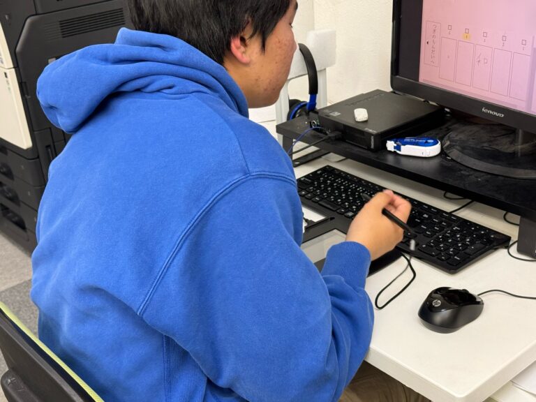 中３への進学を前に、中２生が漢検CBTで３級に挑戦してくれました！