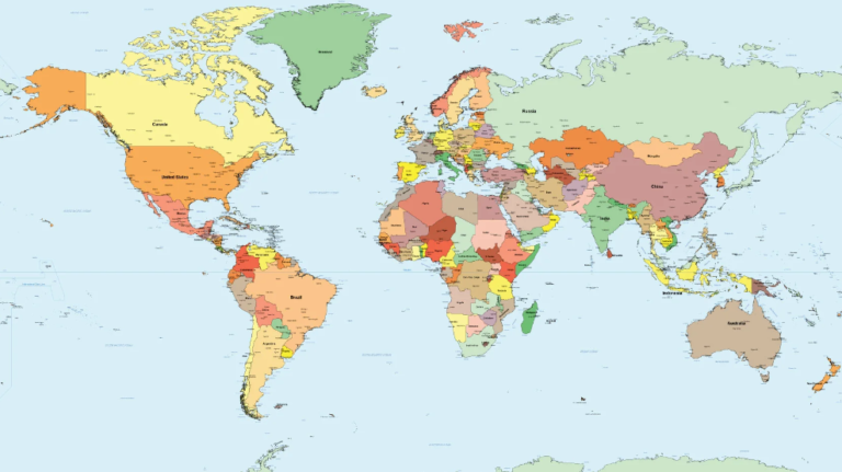 木曜は英会話の日！　世界地図で解けた言葉の謎