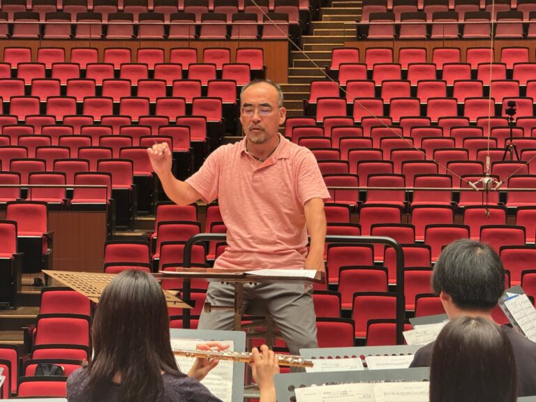 休日は、趣味の吹奏楽のお話を　～いよいよ明日が本番です！　刈谷のホールで最後のリハーサルでした！～