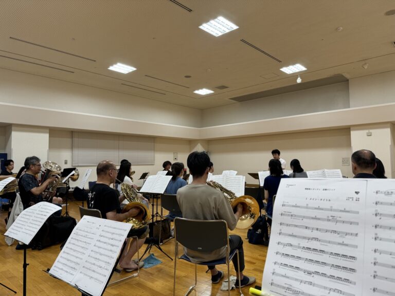 休日は、趣味の吹奏楽のお話を 　～来年1月の演奏会の曲が発表になりました～