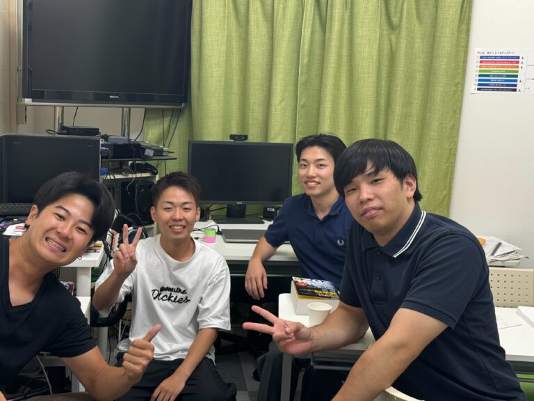 卒塾生がそろって近況報告に来てくれました！