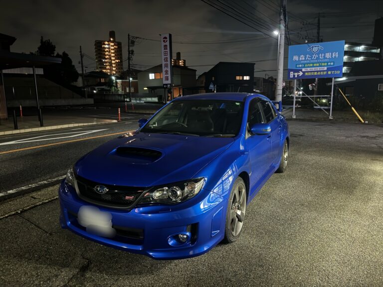 ７年前に卒塾し社会人４年目に突入した卒塾生が車を披露に来てくれました！