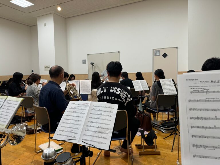 休日は、趣味の吹奏楽のお話を 　～アンコール曲の練習も楽しい！～