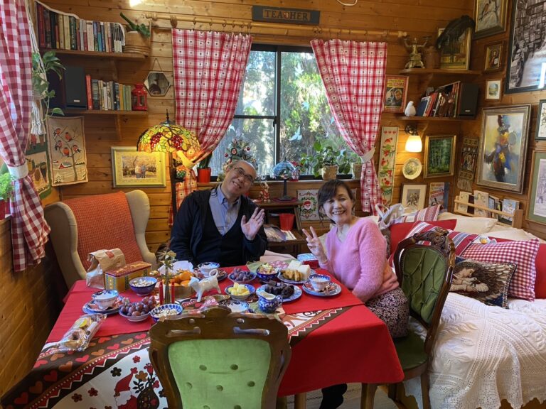 木曜は英会話の日！　～クリスマスデコレーションされたサナ先生のお家でX’mas Party！～