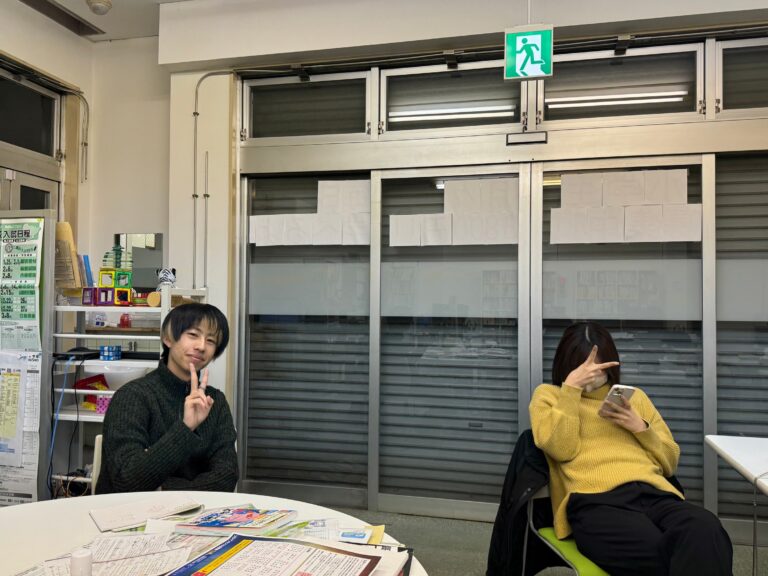 新年早々７年前の卒塾生が顔を出してくれました！博士を目指して大学院へ進学予定です！