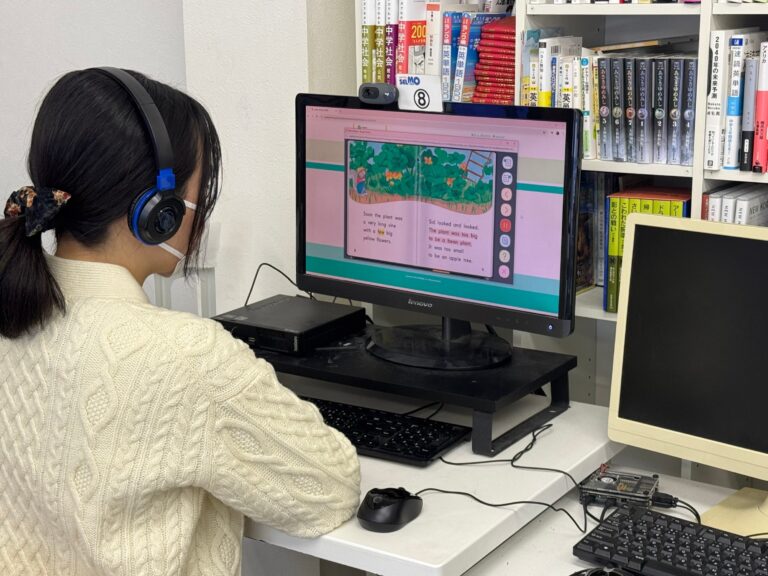 起立性調整障害に悩む中２生が自力で英語力を高めたいとリーディングファームを体験してくれています！