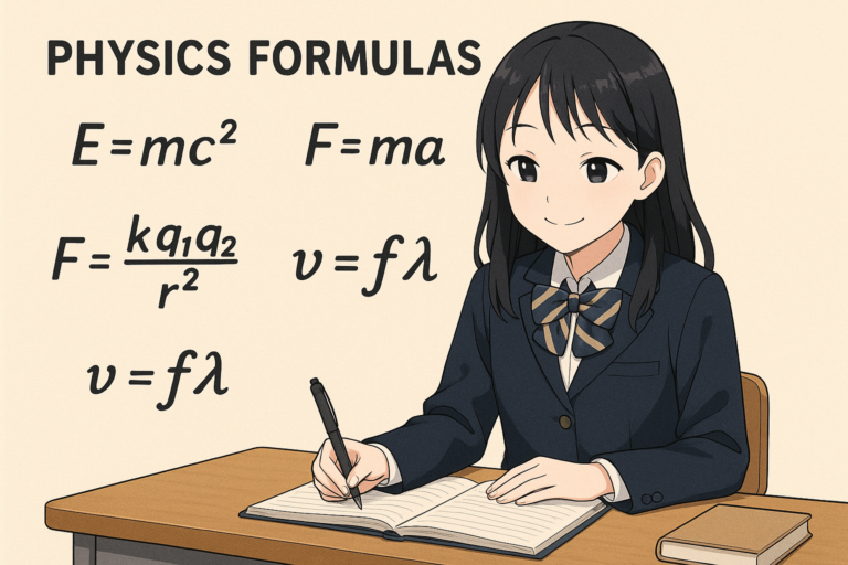 昨日の高校生が、「物理の問題を解いてたら、公式って勝手に覚えちゃうんですけど…」って。