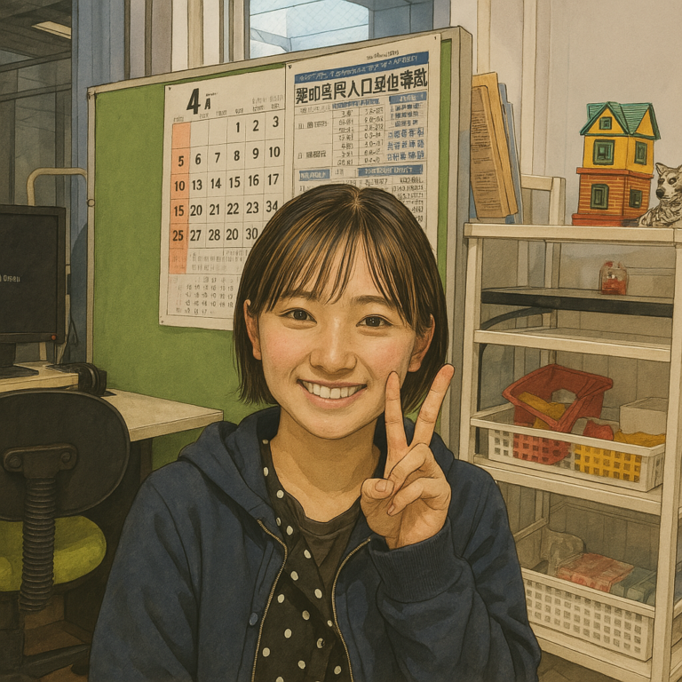 愛知県立大学に入学した卒塾生が、お母さんと一緒に塾に挨拶に来てくれました！