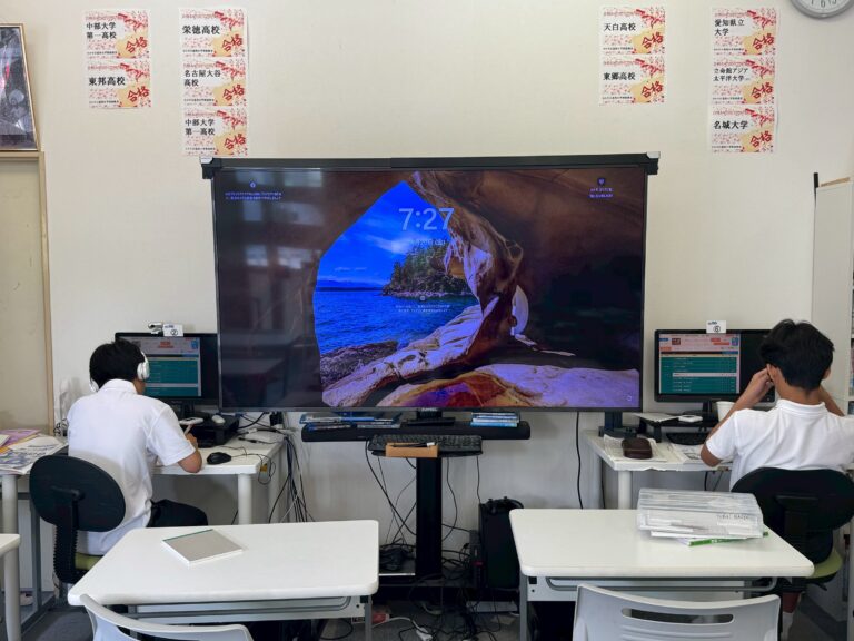 1学期　期末テスト３日目、三日間の早朝学習会、無事終了しました！