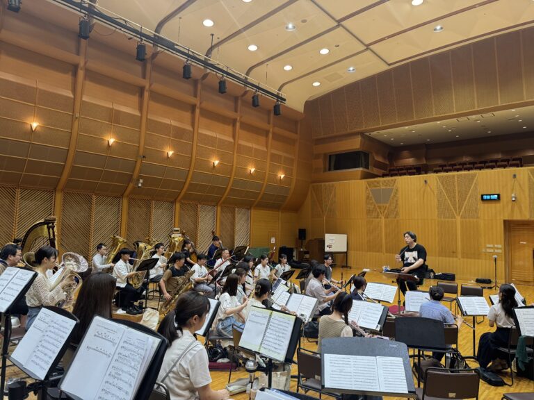 休日は、趣味の吹奏楽のお話を 　～本番1週間前！井村先生による最後の練習でした！～