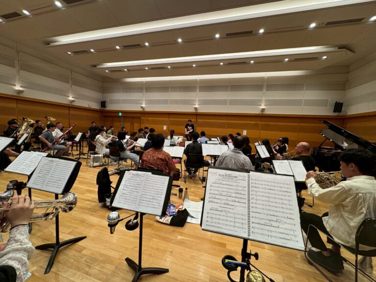 休日は、趣味の吹奏楽のお話を 　～本番指揮の井村先生による2回目の練習でした！～